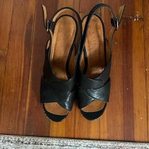 Chie Mihara black shoes size 38 1/2